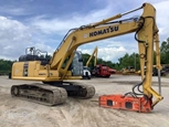 Used Komatsu Excavator in yard